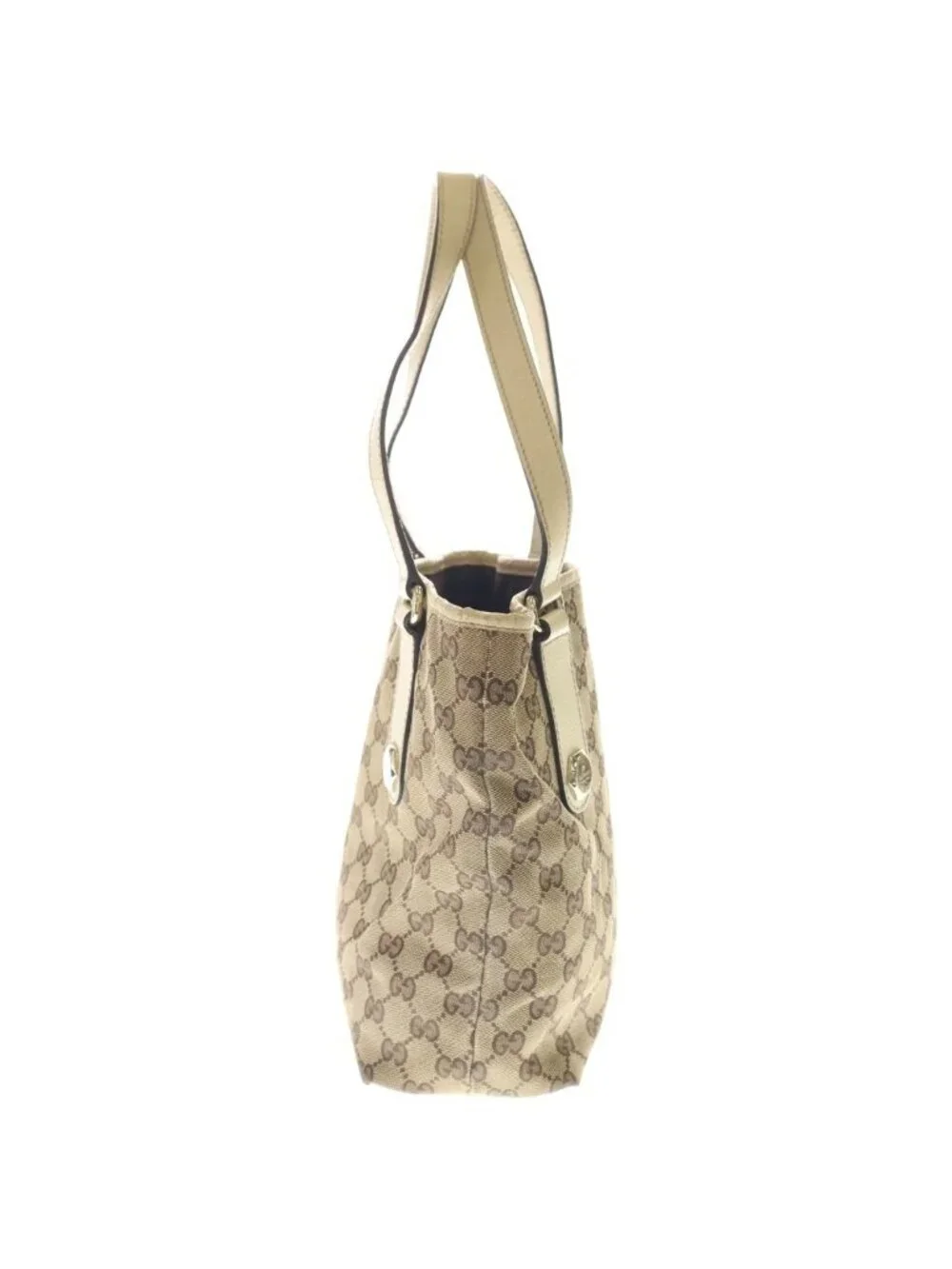 Gucci GG Canvas Mini Tote Gold Beige